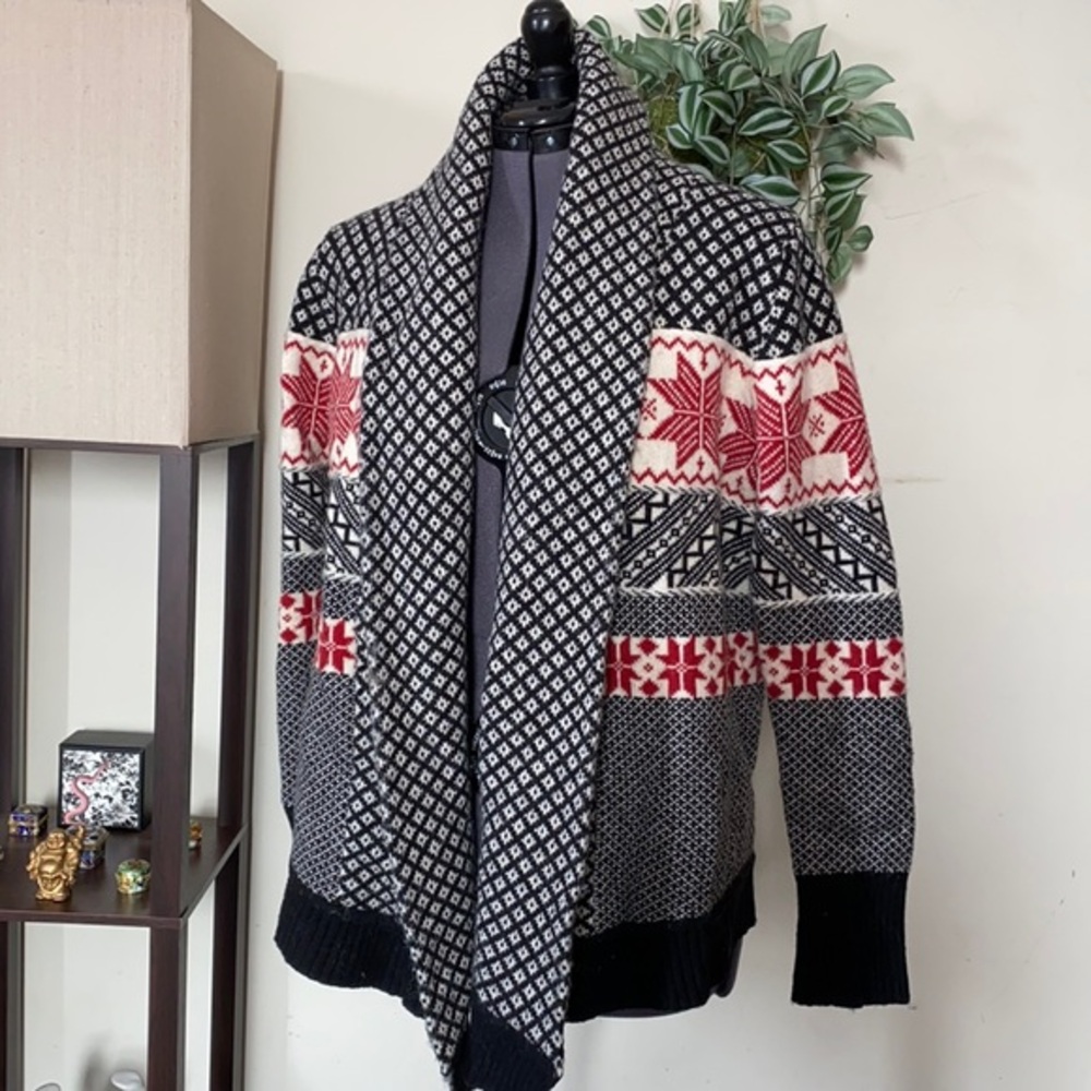 Telluride lambs wool blend cardigan size large